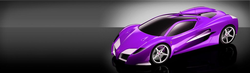 purple-ferrari-f450-sports-Car-on-grey-background-header